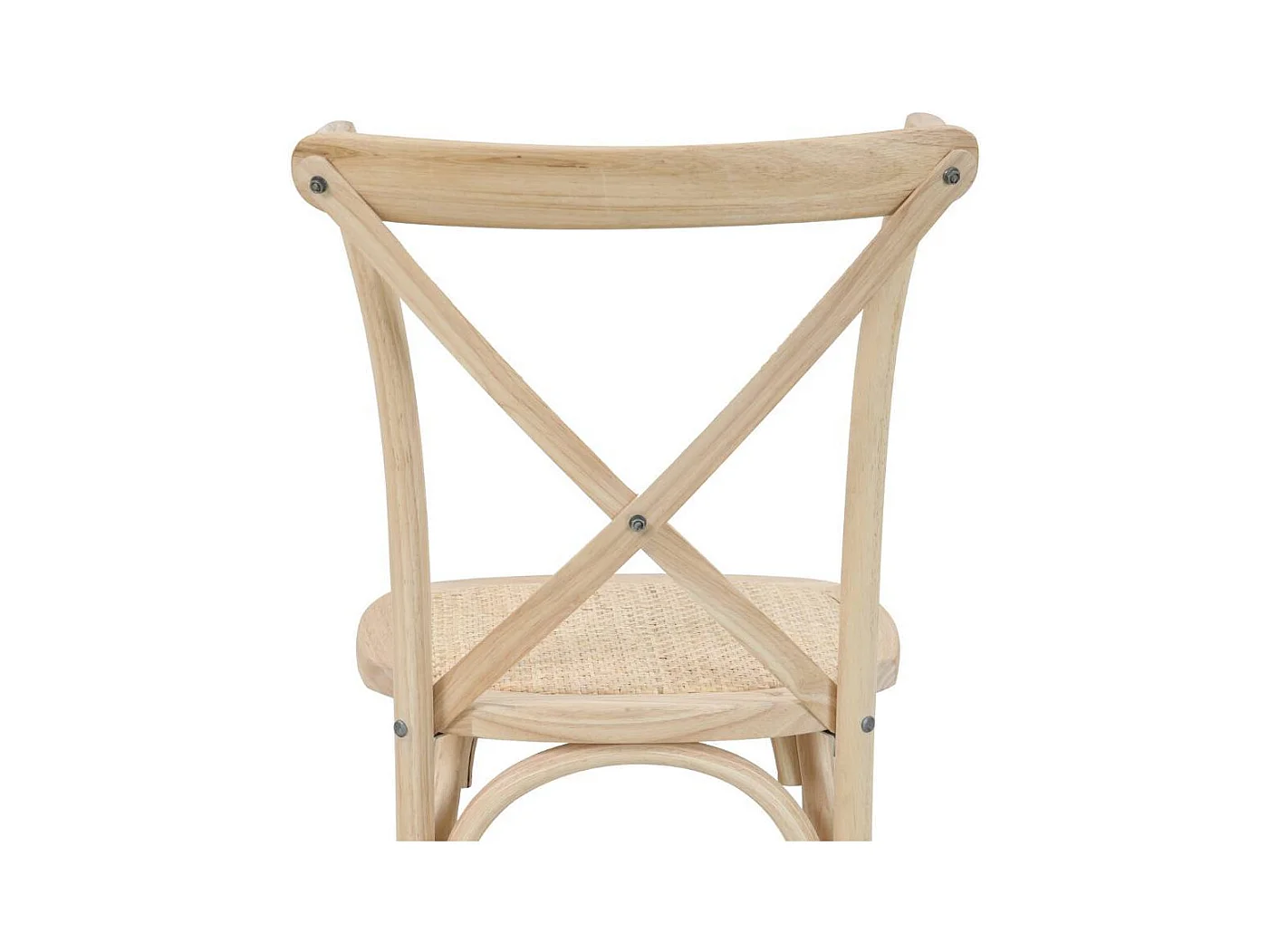 Esszimmerstuhl Bistrostühle aus Massivholz mit Zierverstrebungen (2er Set)