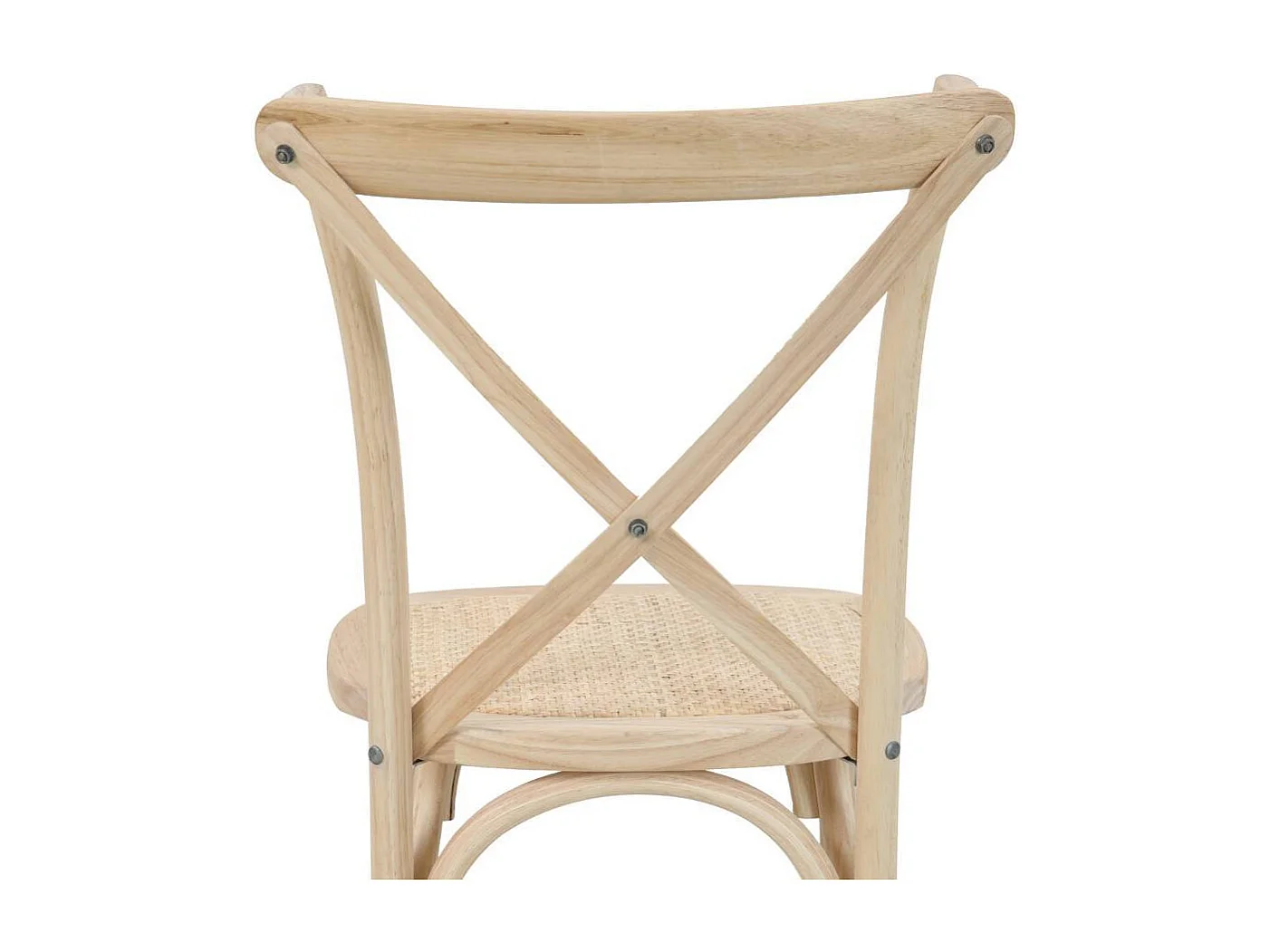 Esszimmerstuhl Bistrostühle aus Massivholz mit Zierverstrebungen (2er Set)