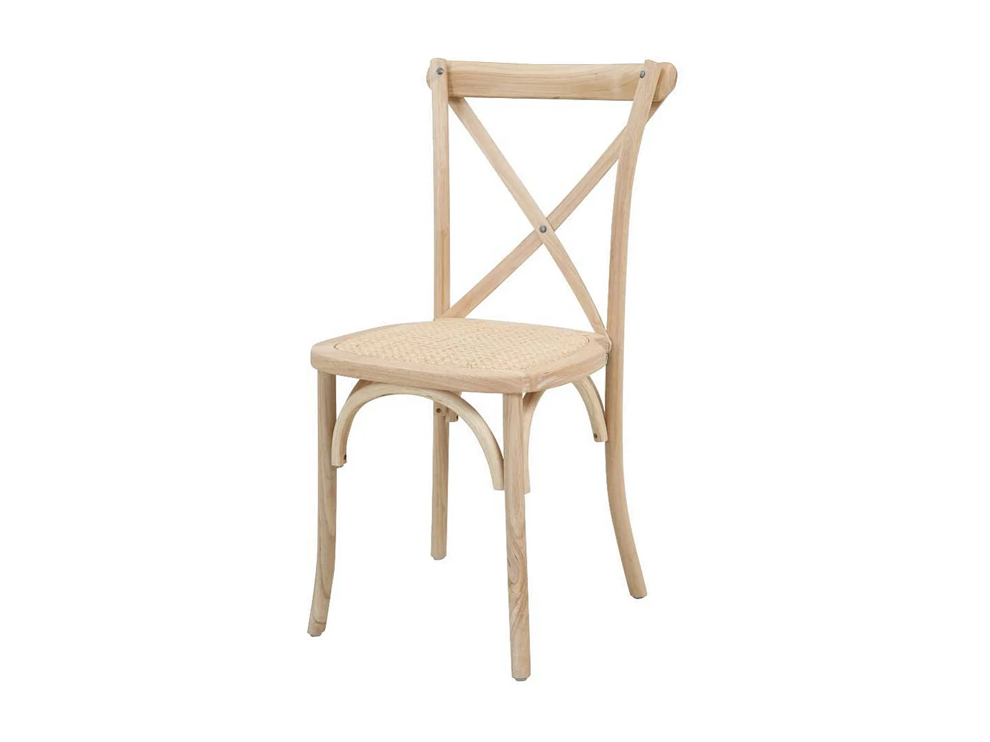 Esszimmerstuhl Bistrostühle aus Massivholz mit Zierverstrebungen (2er Set)