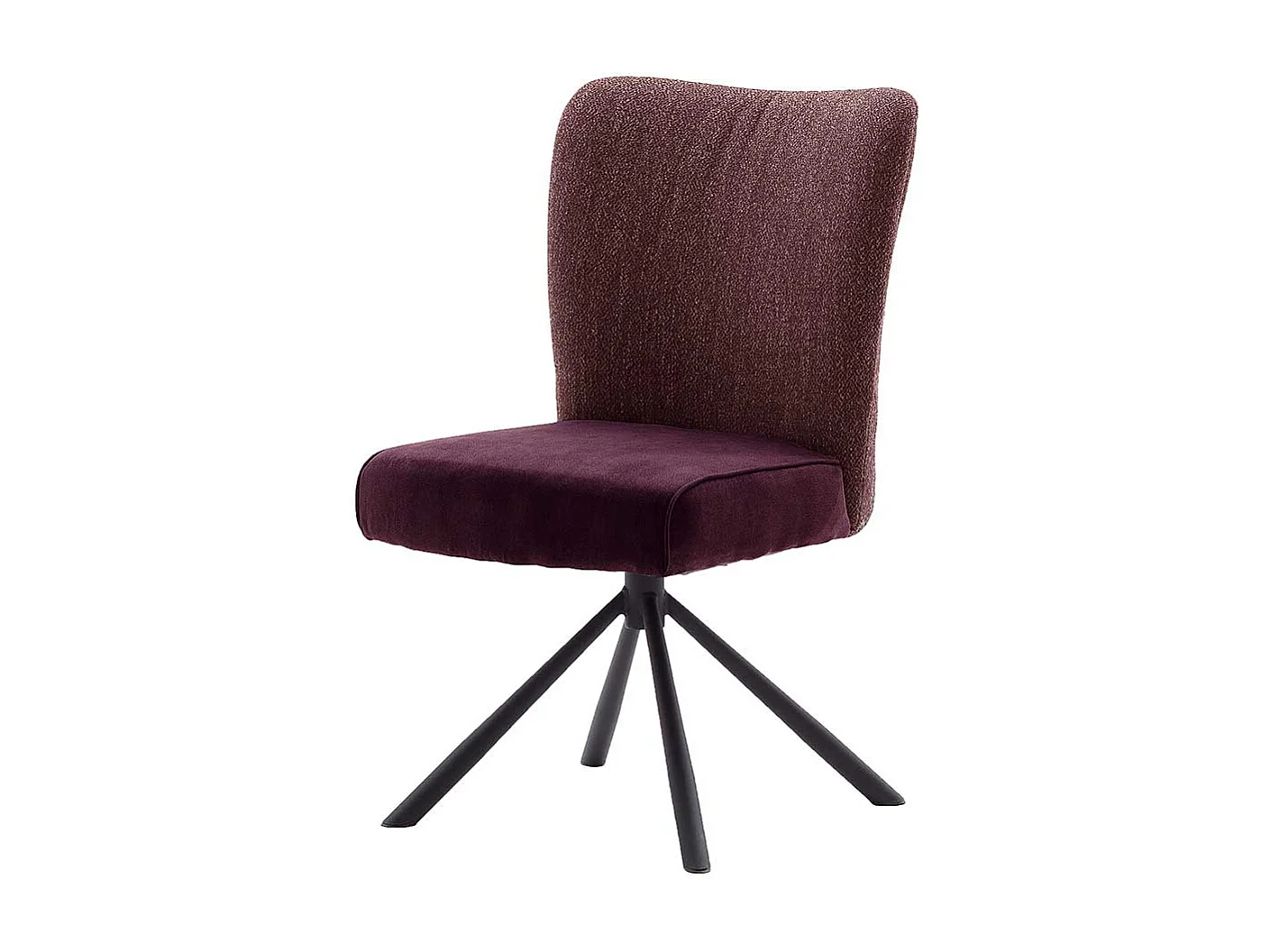 Esstisch St�hle in Dunkelrot hoher Lehne (2er Set)