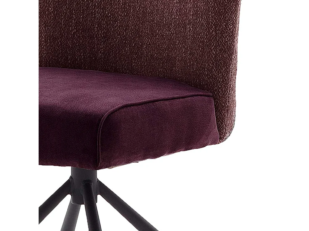 Esstisch St�hle in Dunkelrot hoher Lehne (2er Set)