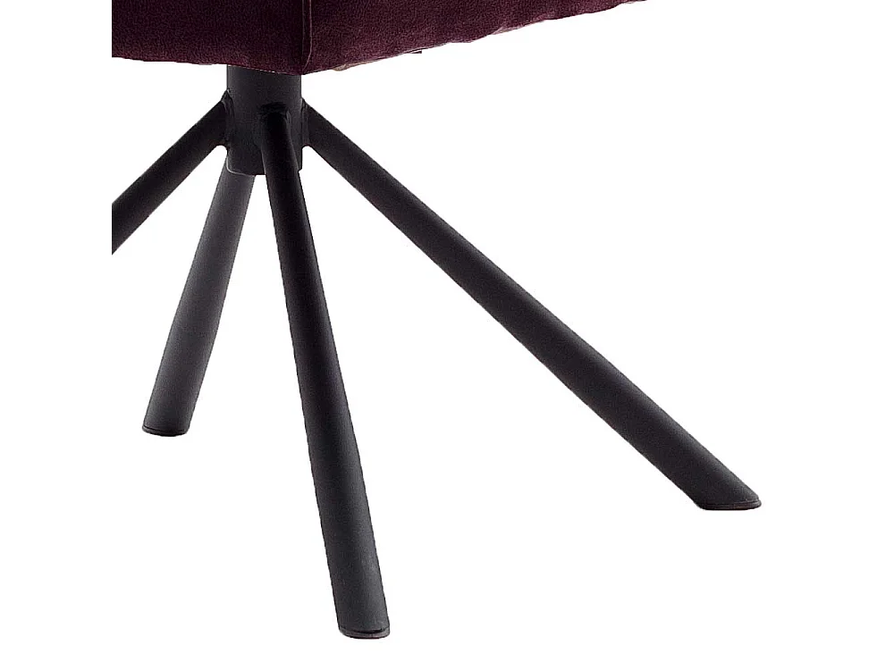 Esstisch St�hle in Dunkelrot hoher Lehne (2er Set)