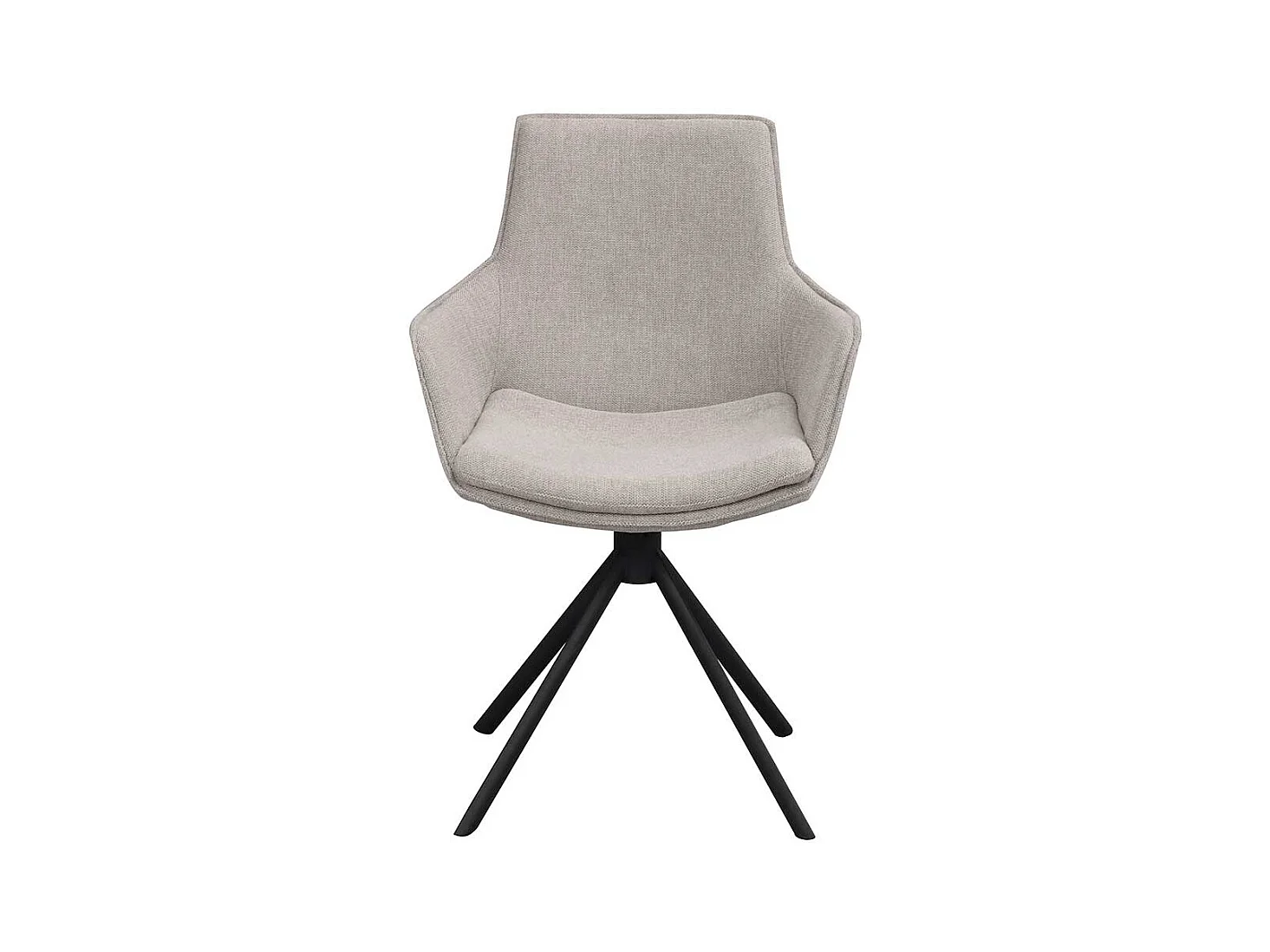 Esszimmerarmlehnstuhl Set in Grau Schwarz (2er Set)