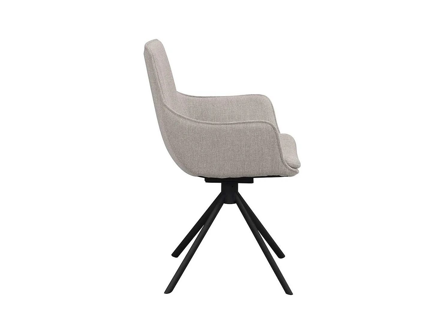 Esszimmerarmlehnstuhl Set in Grau Schwarz (2er Set)