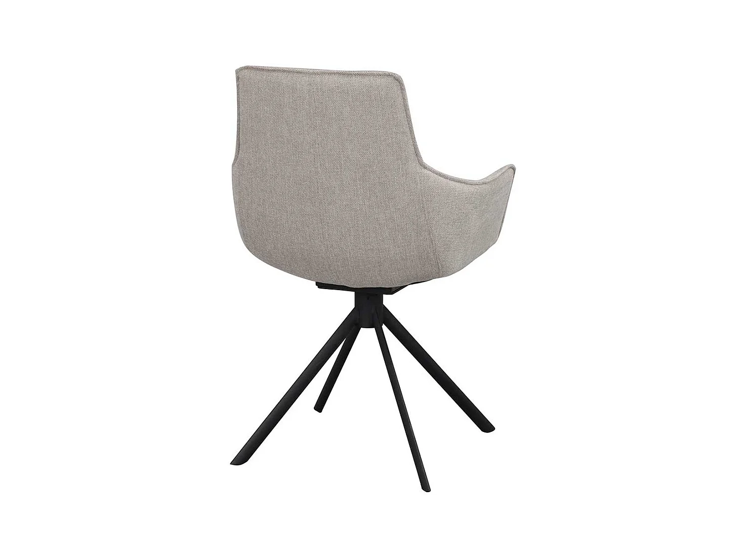 Esszimmerarmlehnstuhl Set in Grau Schwarz (2er Set)