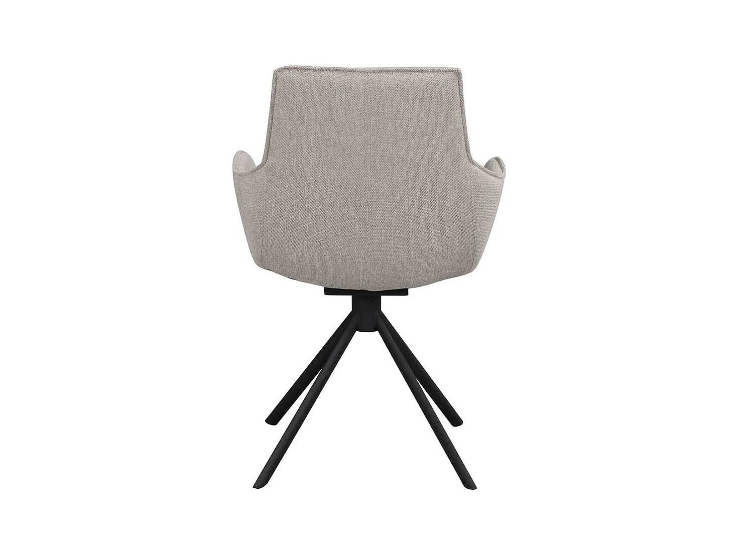 Esszimmerarmlehnstuhl Set in Grau Schwarz (2er Set)