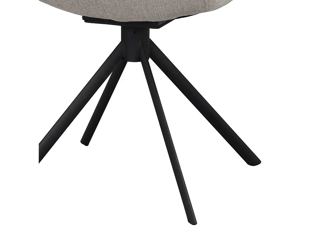 Esszimmerarmlehnstuhl Set in Grau Schwarz (2er Set)