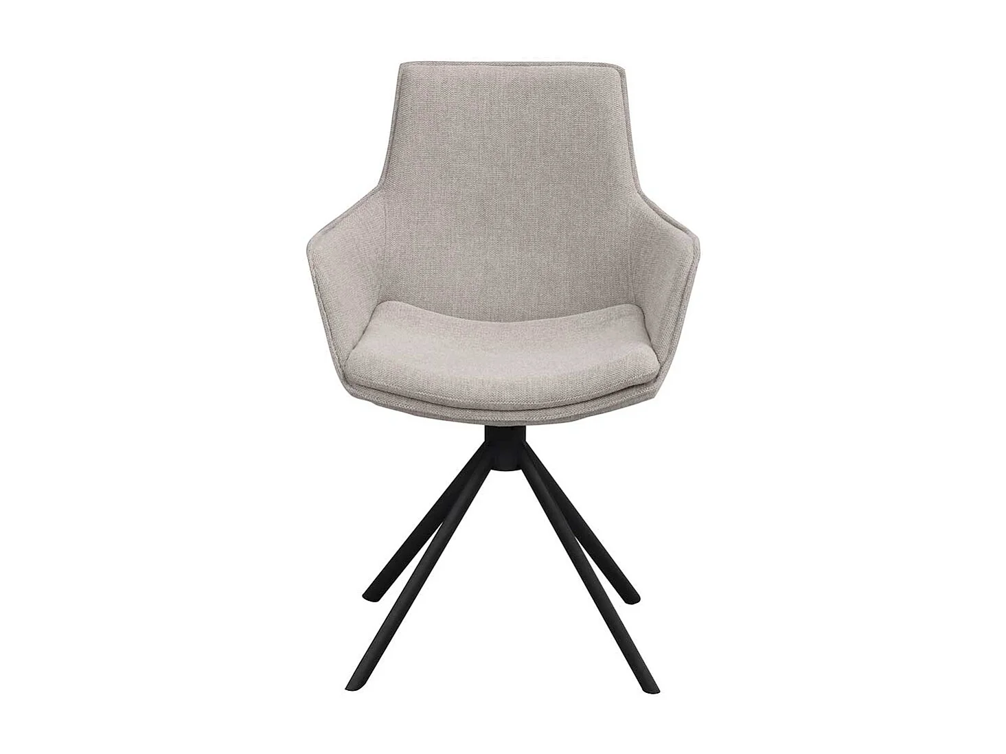 Esszimmerarmlehnstuhl Set in Grau Schwarz (2er Set)