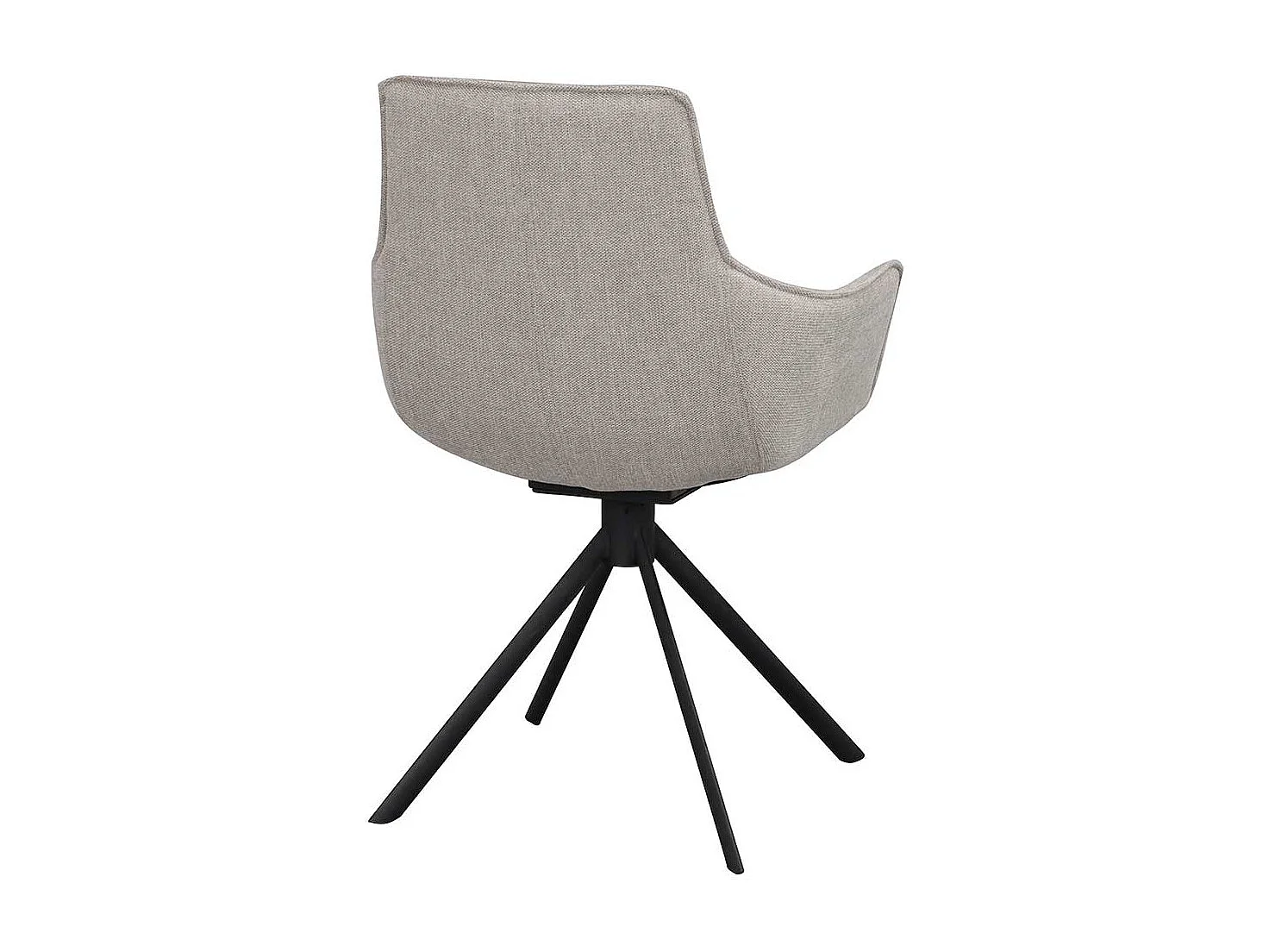 Esszimmerarmlehnstuhl Set in Grau Schwarz (2er Set)