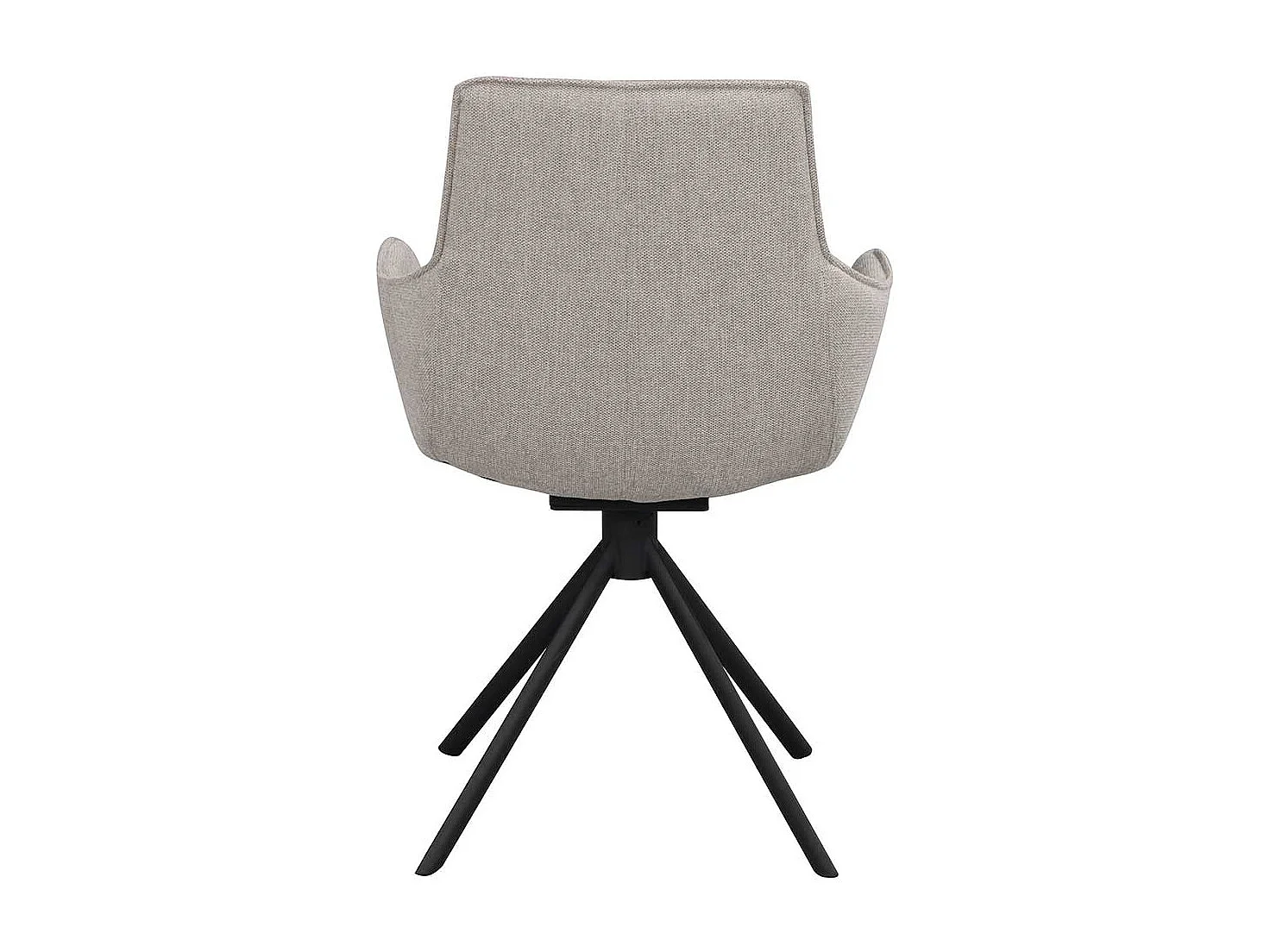 Esszimmerarmlehnstuhl Set in Grau Schwarz (2er Set)