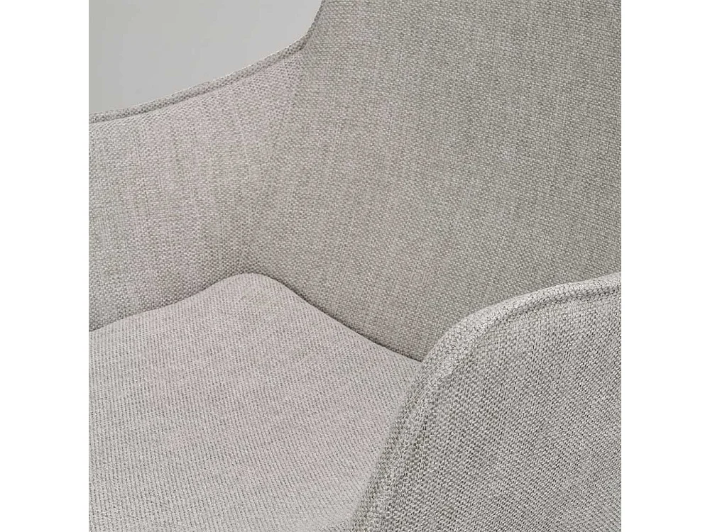 Esszimmerarmlehnstuhl Set in Grau Schwarz (2er Set)