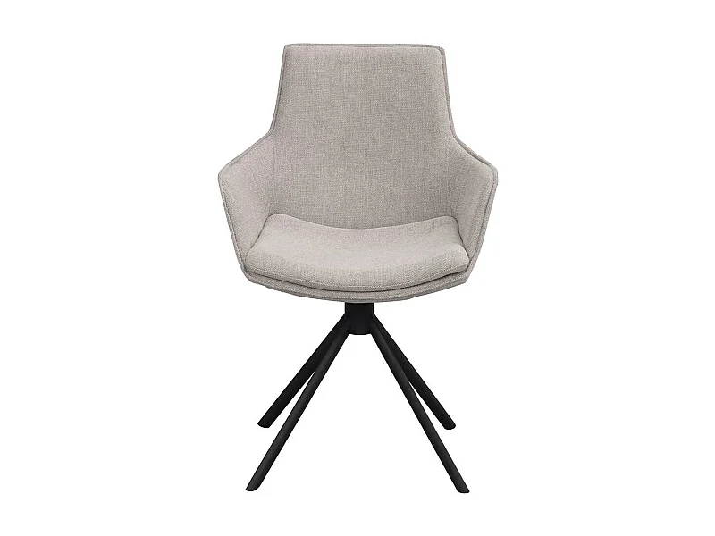 Esszimmerarmlehnstuhl Set in Grau Schwarz (2er Set)