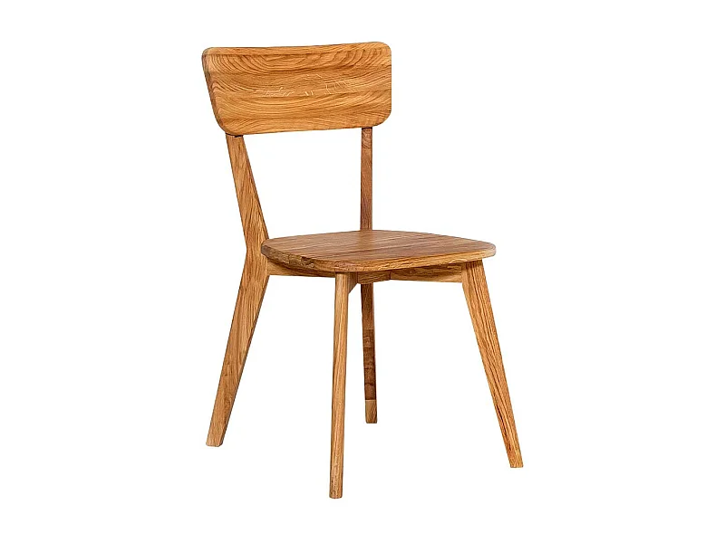 Vollholzstuhl aus Eiche Massivholz modernem Design