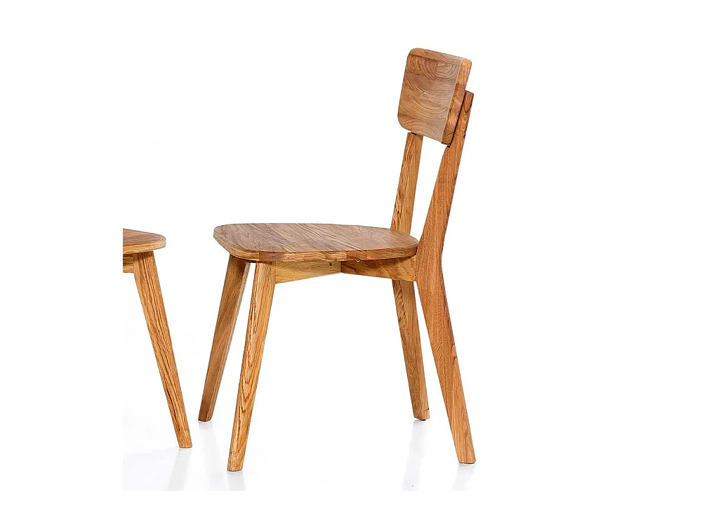 Vollholzstuhl aus Eiche Massivholz modernem Design