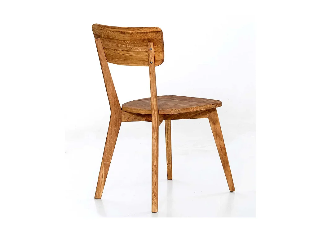 Vollholzstuhl aus Eiche Massivholz modernem Design