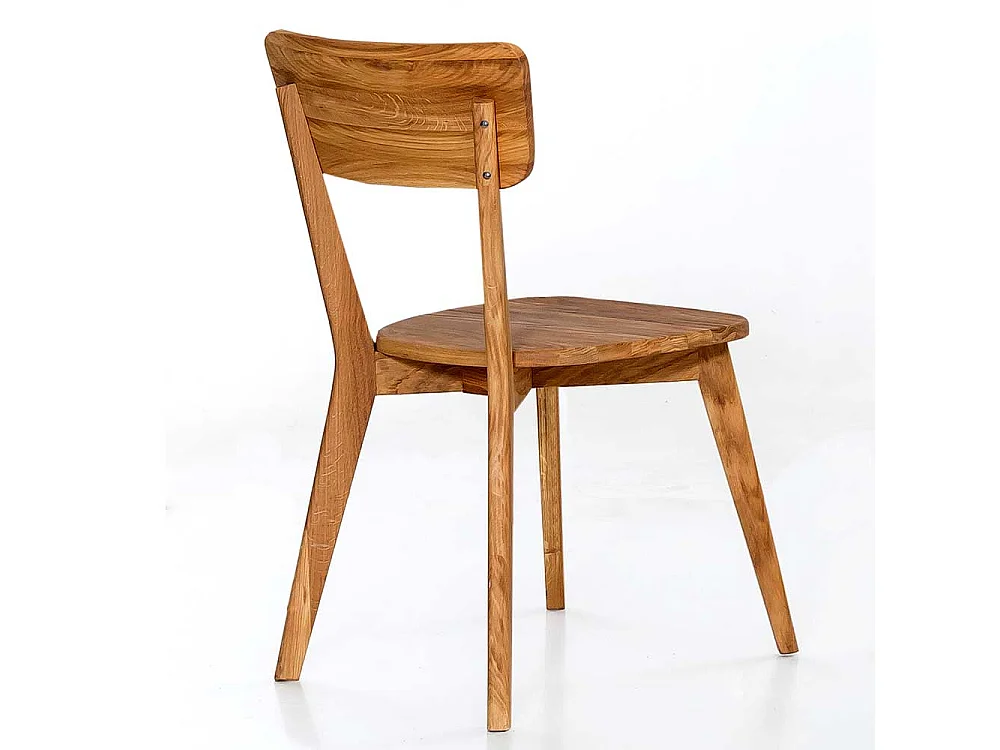 Vollholzstuhl aus Eiche Massivholz modernem Design