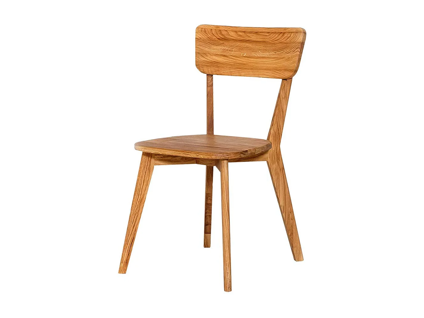 Vollholzstuhl aus Eiche Massivholz modernem Design