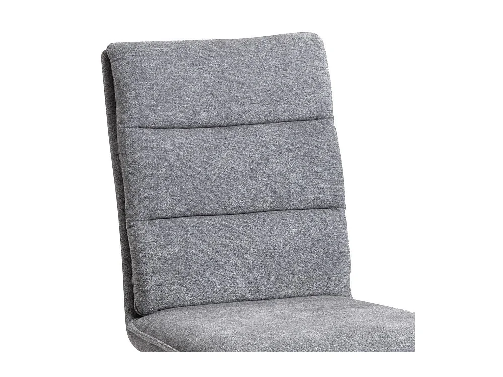 Esszimmerstuhl Stuhl Esszimmer aus Flockstoff mit gepolsterter Rückenlehne (2er Set)