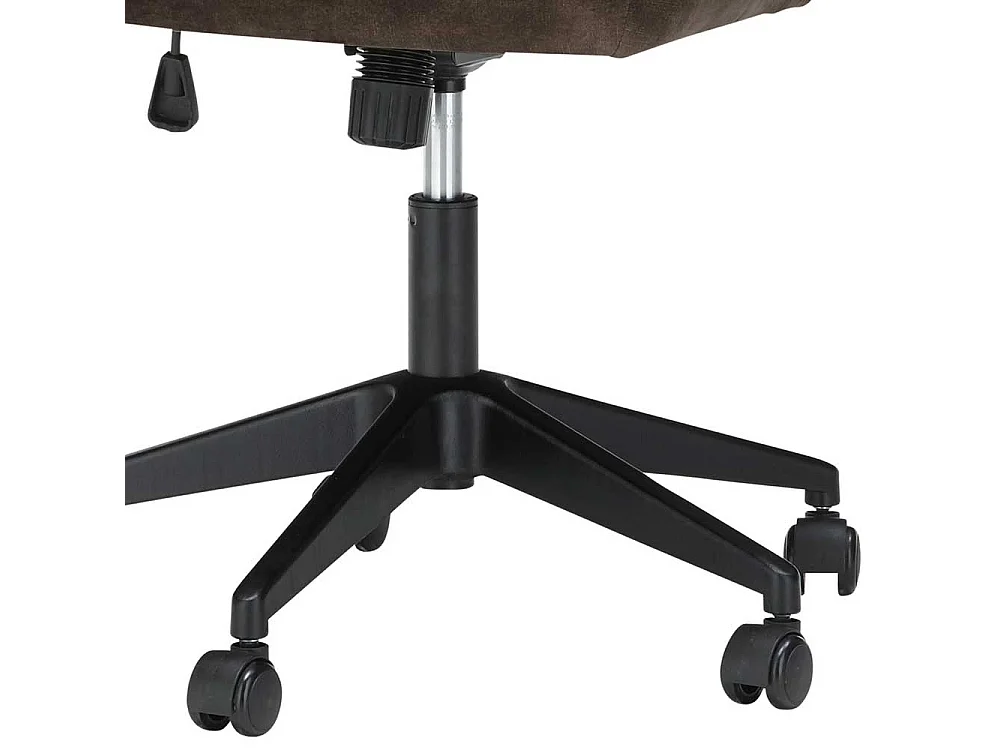 Drehbarer Armlehner in Anthrazit Velours höhenverstellbarem Sitz