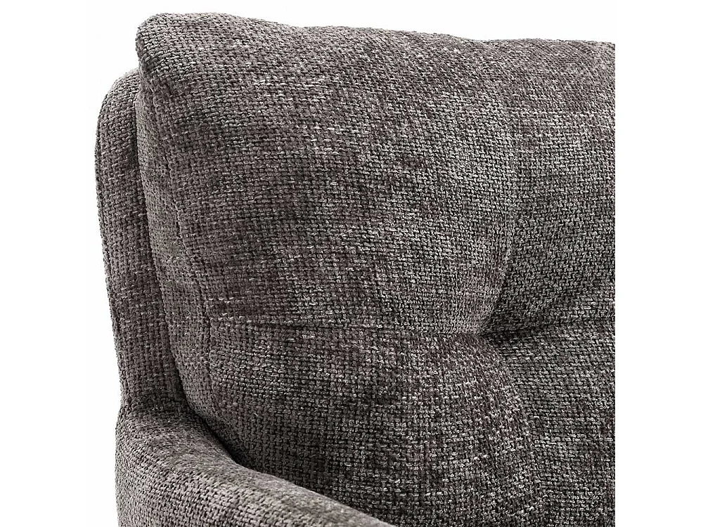 Stuhl Set Stühle drehbar aus Chenillegewebe mit Gestell aus Metall (2er Set)