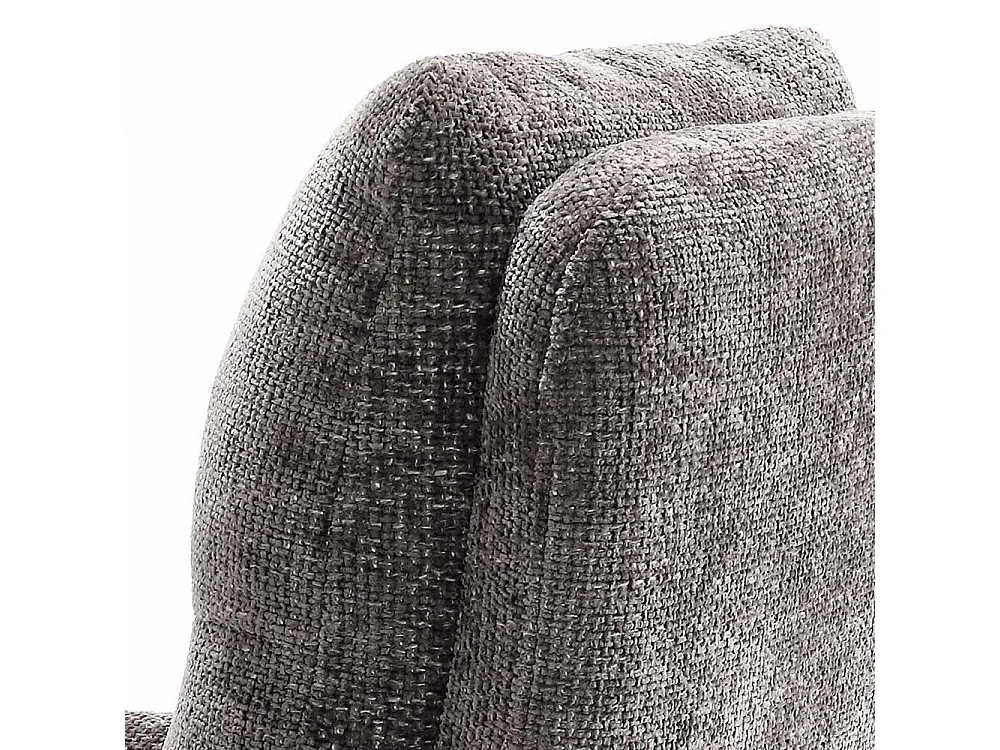 Stuhl Set Stühle drehbar aus Chenillegewebe mit Gestell aus Metall (2er Set)