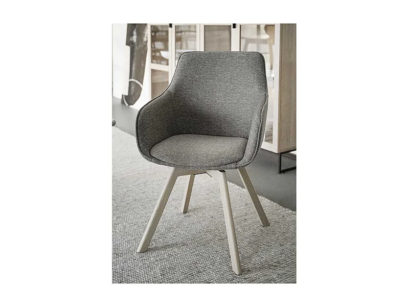 Esszimmerstuhl Stuhl Esszimmer mit Armlehnen und gepolsterter Rückenlehne (2er Set)