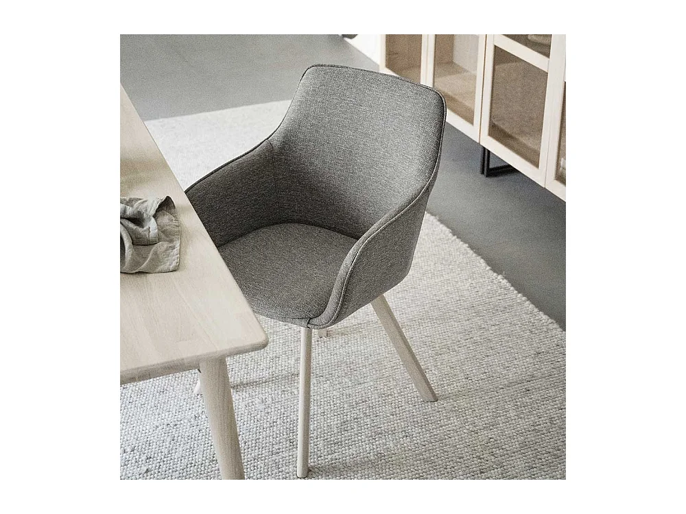 Esszimmerstuhl Stuhl Esszimmer mit Armlehnen und gepolsterter Rückenlehne (2er Set)