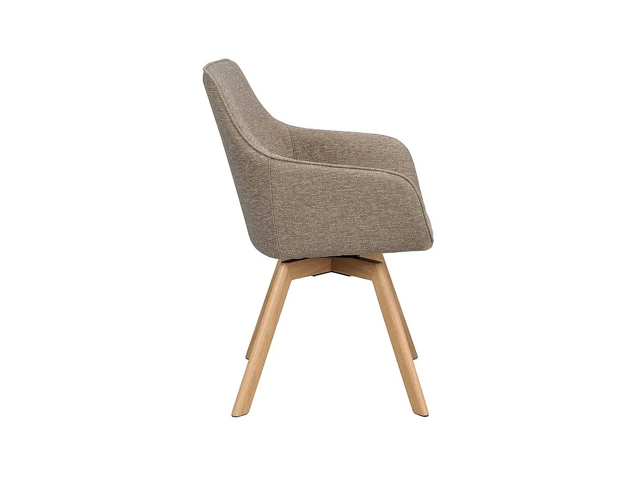 Essstuhl Stuhl Küche mit Armlehnen und Schaumstoffpolsterung (2er Set)