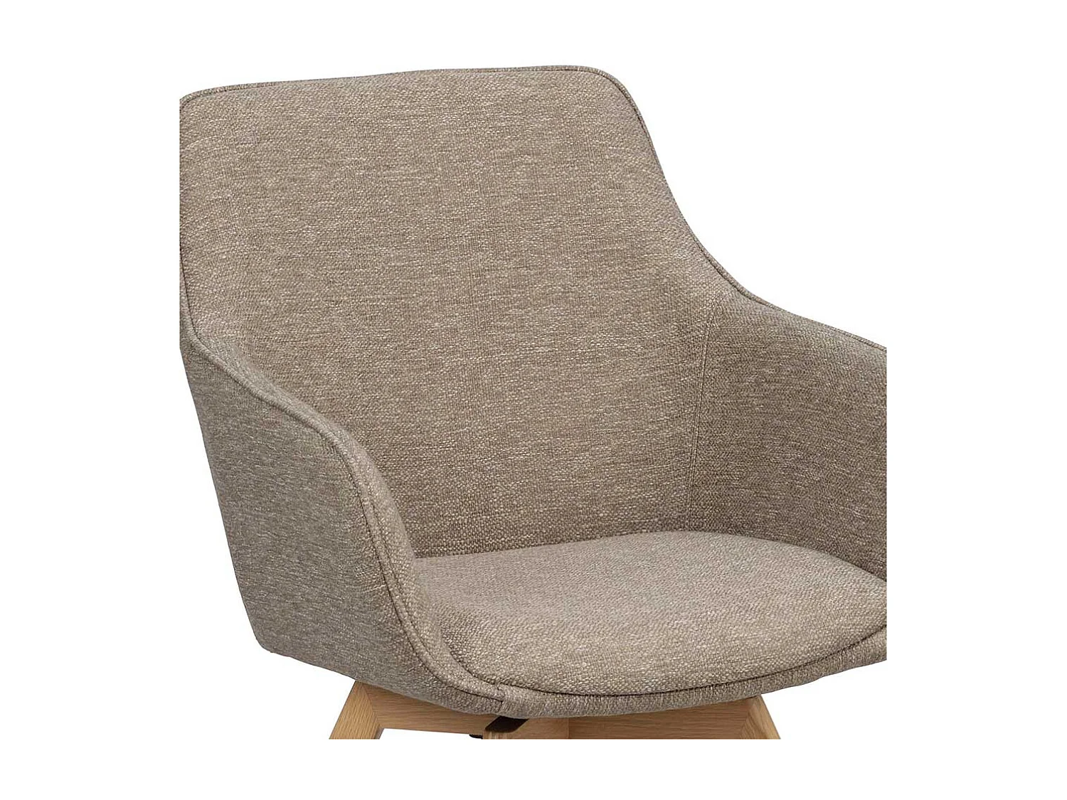 Essstuhl Stuhl Küche mit Armlehnen und Schaumstoffpolsterung (2er Set)