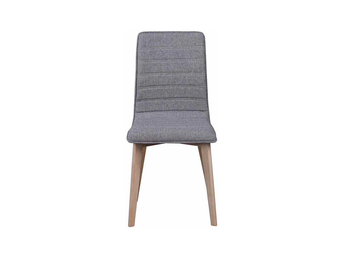Esstischstuhl Set in Grau Eiche White Wash (2er Set)