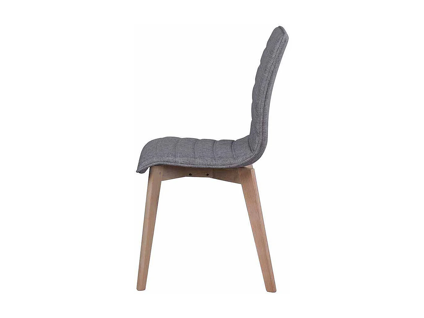 Esstischstuhl Set in Grau Eiche White Wash (2er Set)