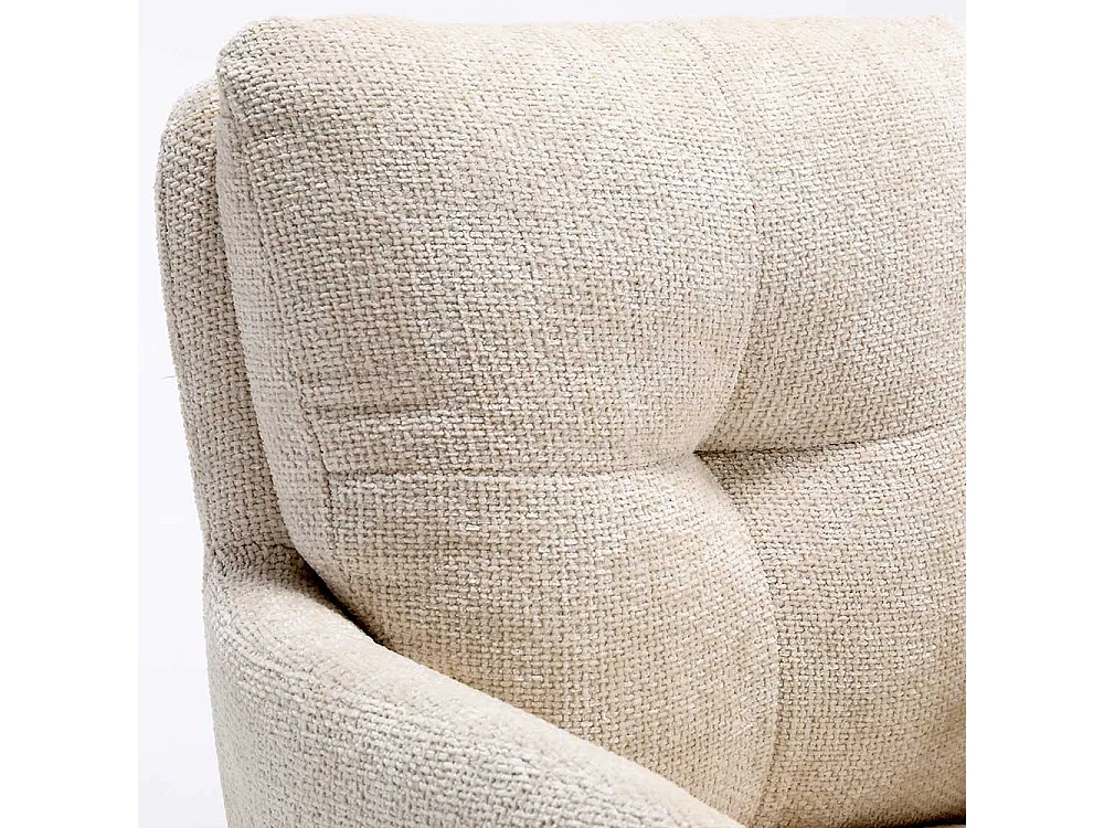 Weiße Stühle Stuhl Set aus Chenillegewebe mit Gestell aus Metall (2er Set)