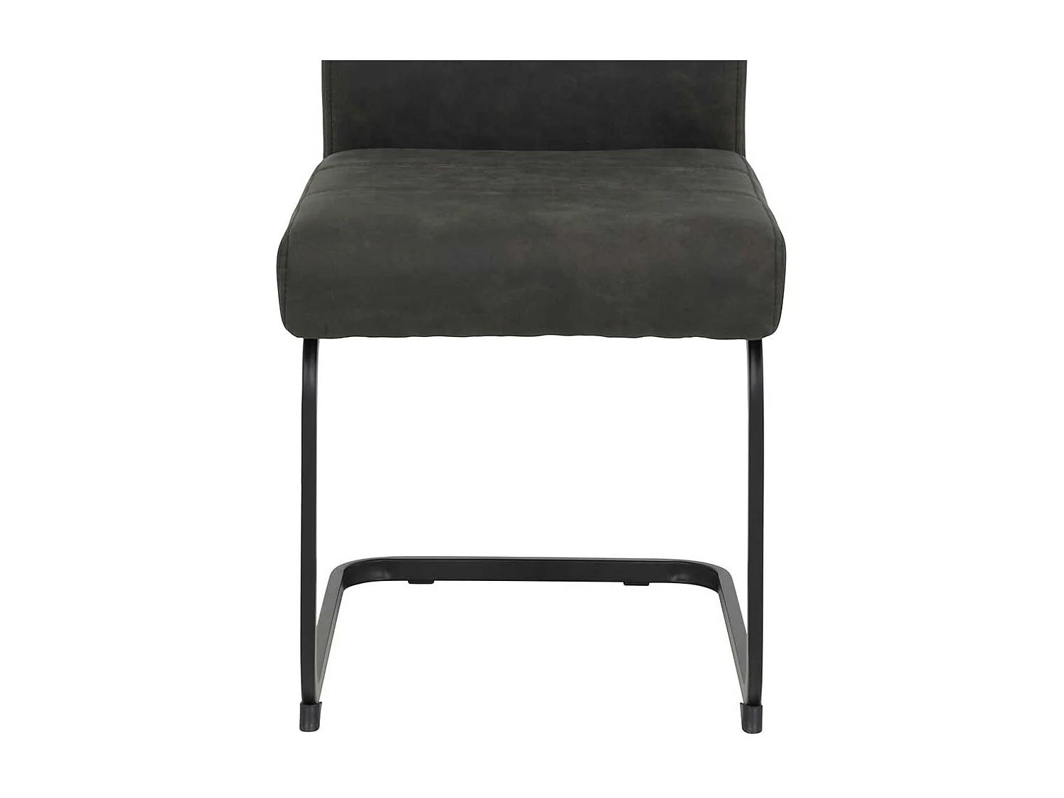 Freischwinger in Anthrazit und Schwarz Griff in der Lehne (Set)