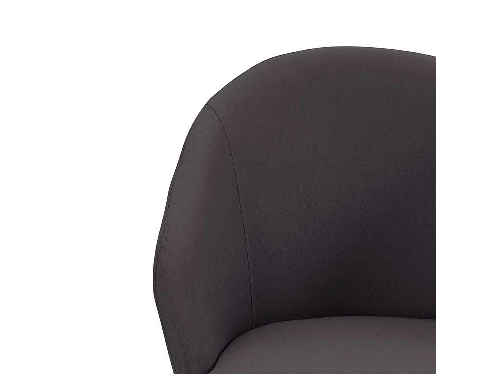 Cocktail Stühle in Dunkelgrau und Schwarz Gestell aus Metall (2er Set)