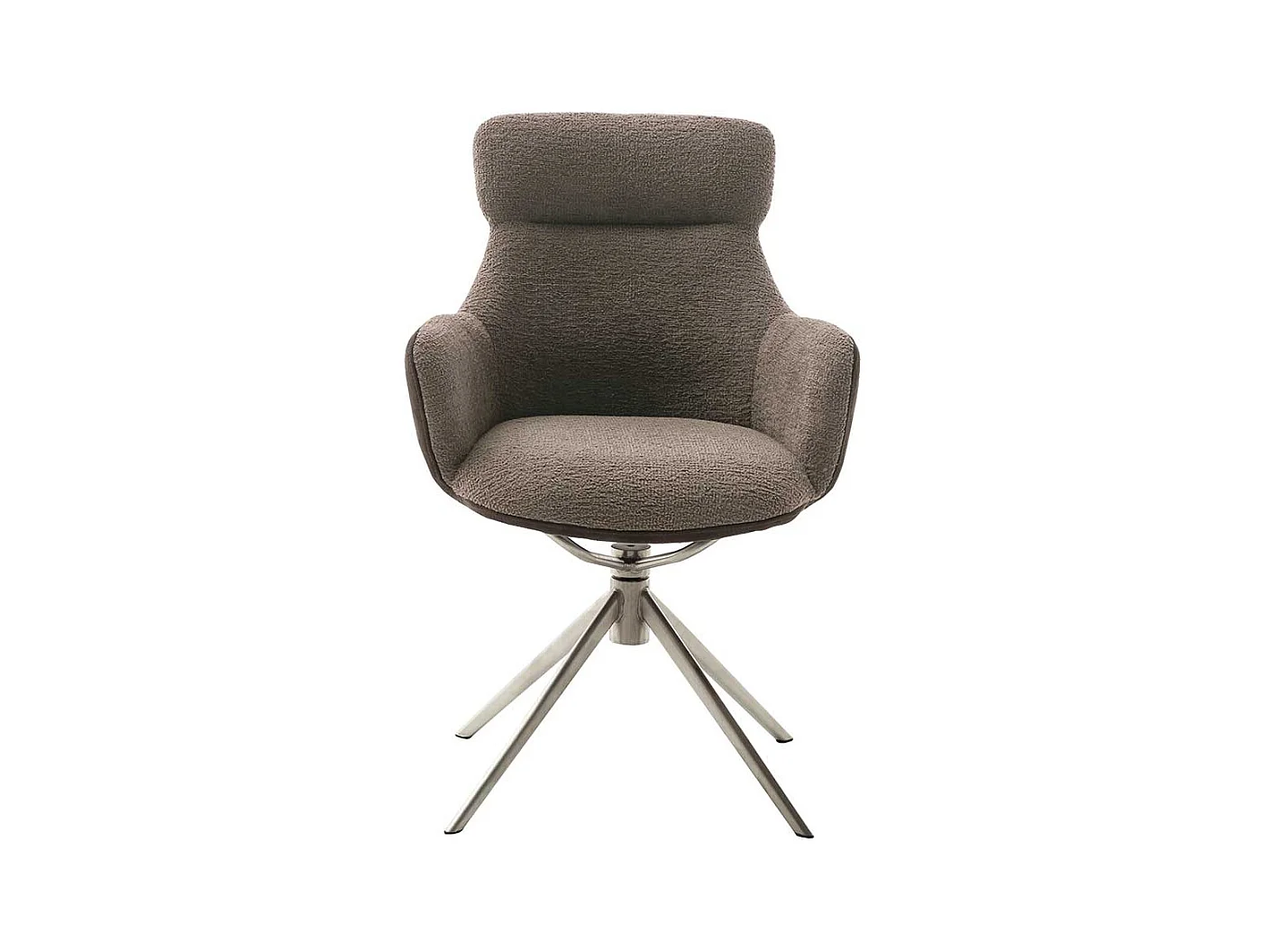 Esszimmerstuhl in Schlammfarben Armlehnen (2er Set)