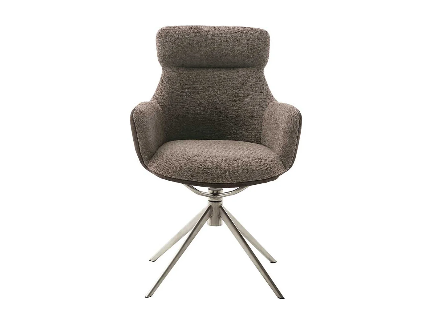 Esszimmerstuhl in Schlammfarben Armlehnen (2er Set)