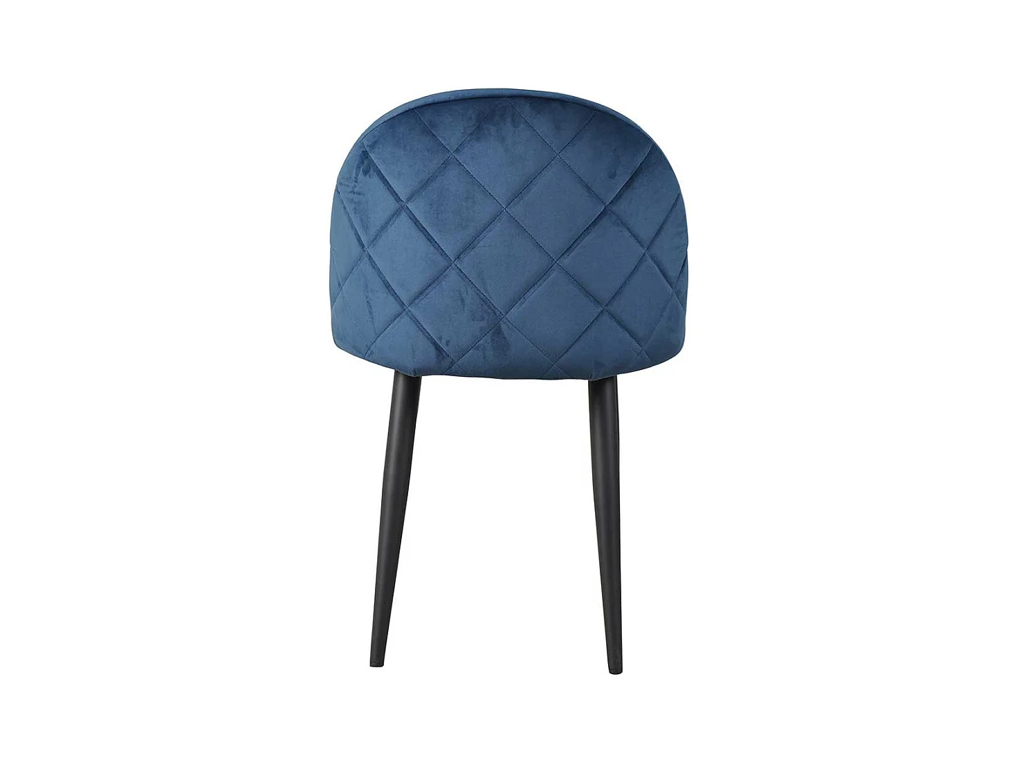 Essstühle in Blau Samtbezug (2er Set)