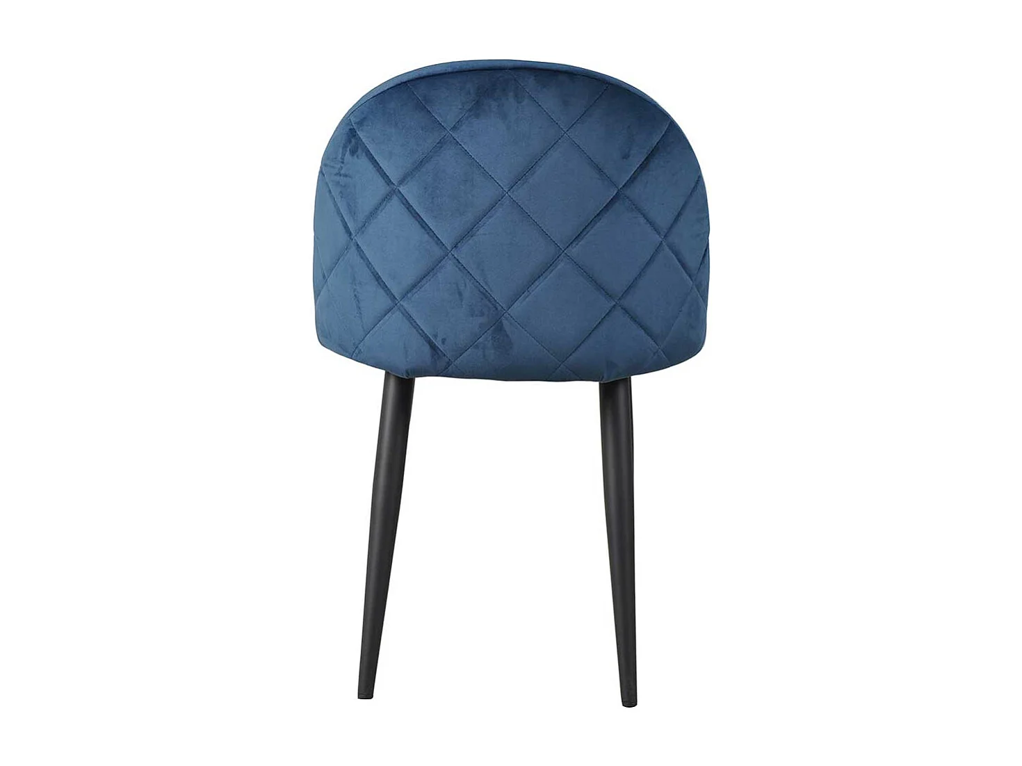 Essstühle in Blau Samtbezug (2er Set)