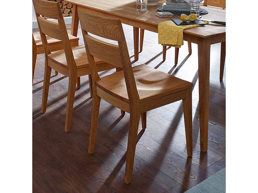 Massivholzstuhl aus Wildeiche geölt kaufen