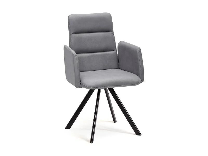 Esszimmerstuhl Stuhl Esszimmer mit Armlehnen und Gestell aus Metall