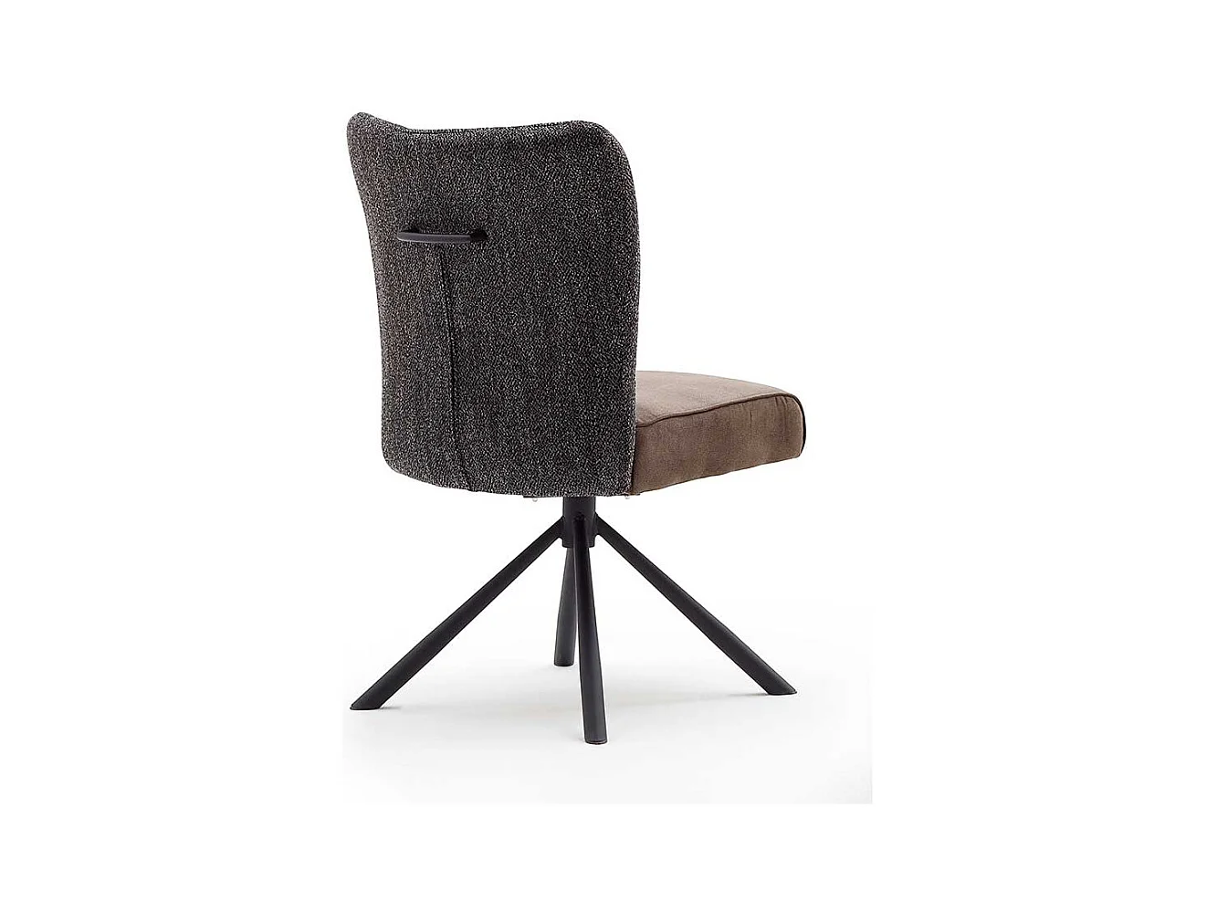 Esszimmer Polsterst�hle in Grau und Braun hoher Lehne (2er Set)