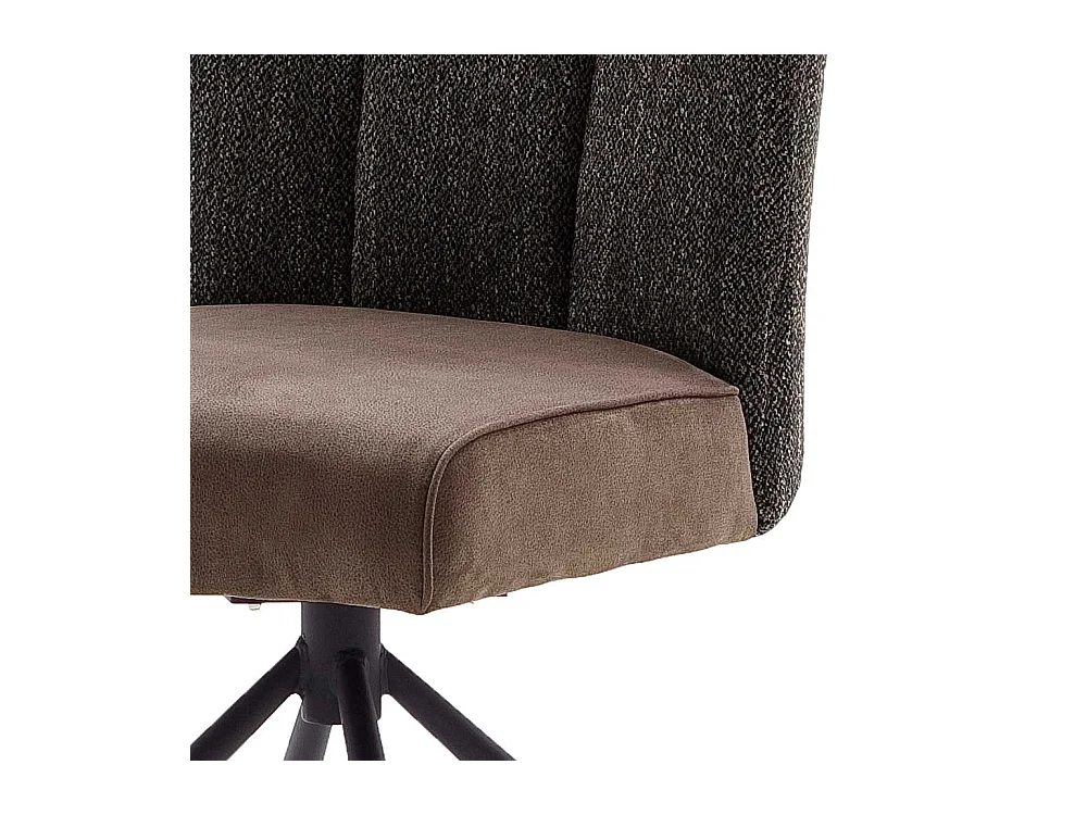 Esszimmer Polsterst�hle in Grau und Braun hoher Lehne (2er Set)