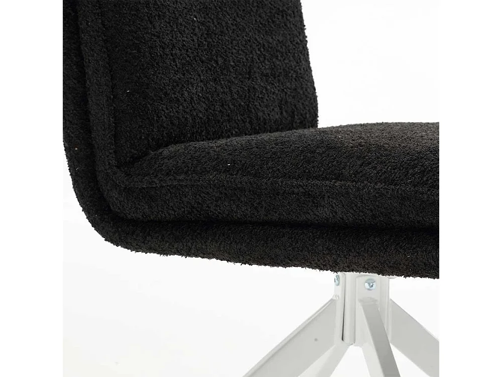 Hochwertige Stühle in Anthrazit und Weiß drehbar (2er Set)