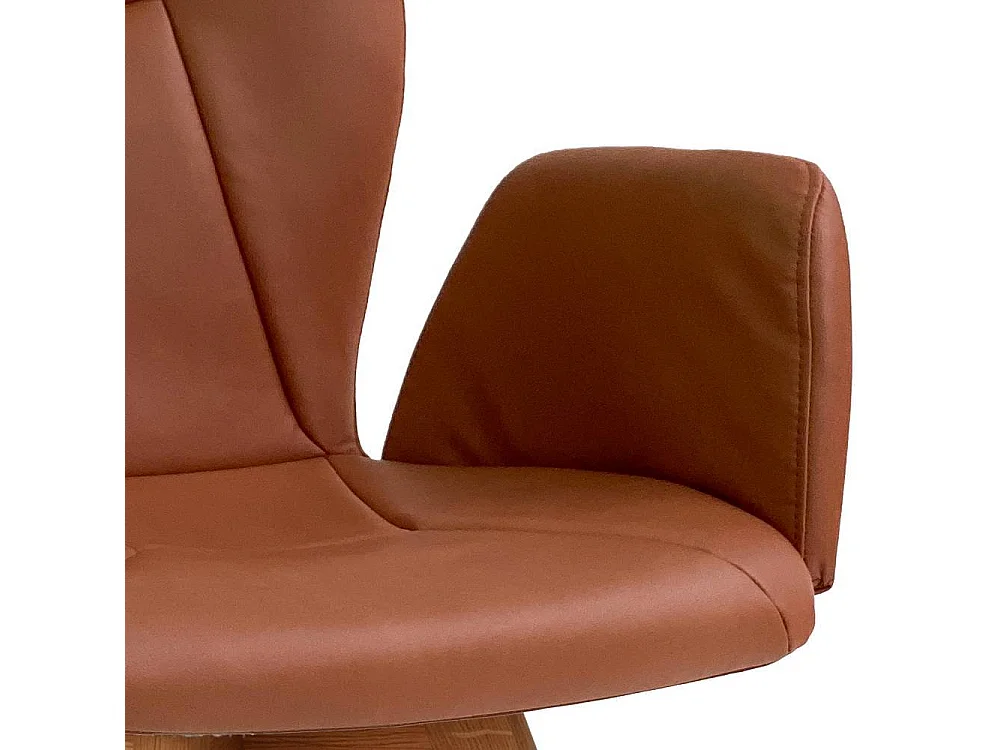 Polsterstuhl Esstischstuhl mit Armlehnen und gepolsterter Rückenlehne