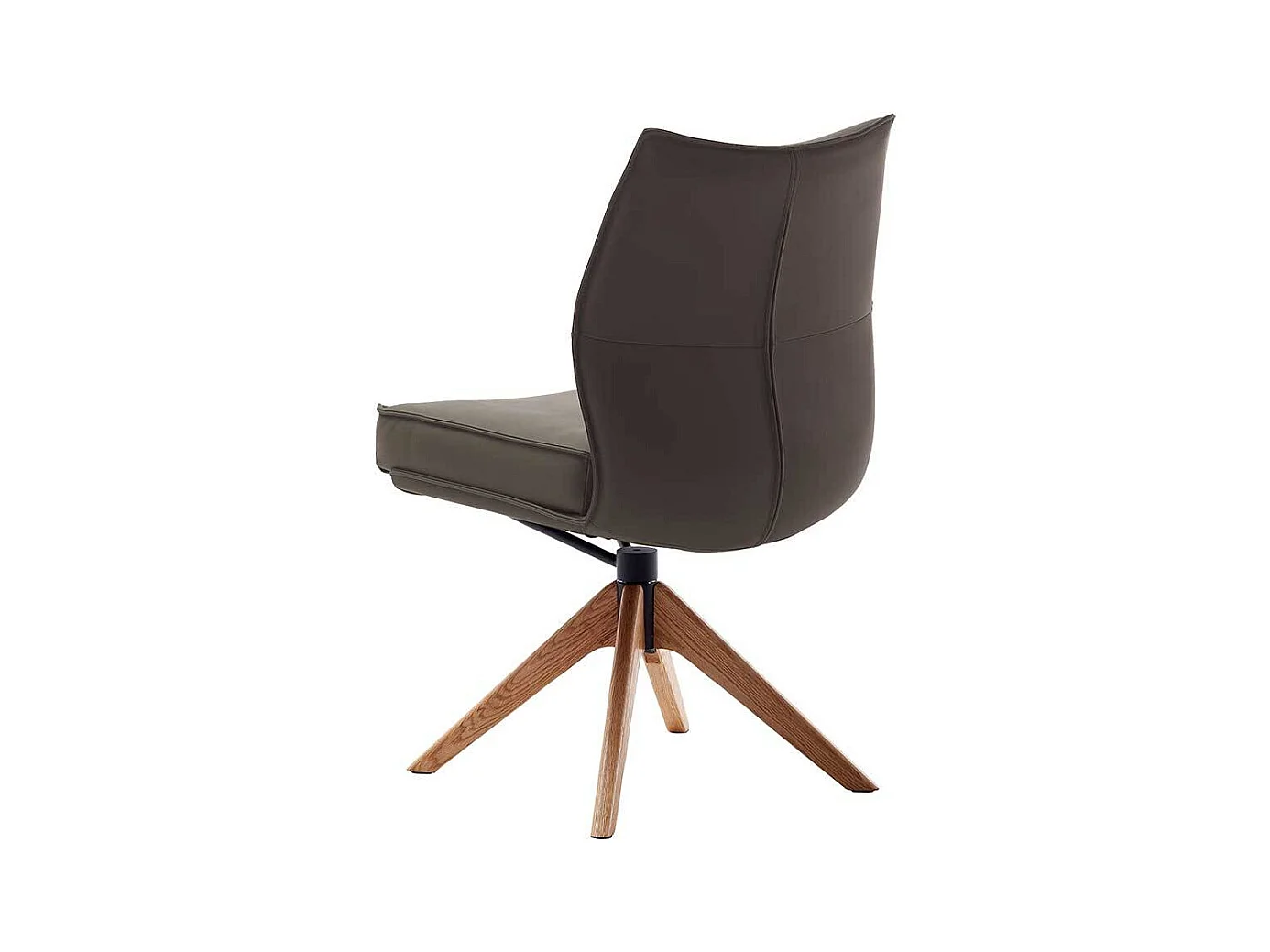 Stuhl Esszimmer Esstischstuhl drehbar aus Echtleder (2er Set)