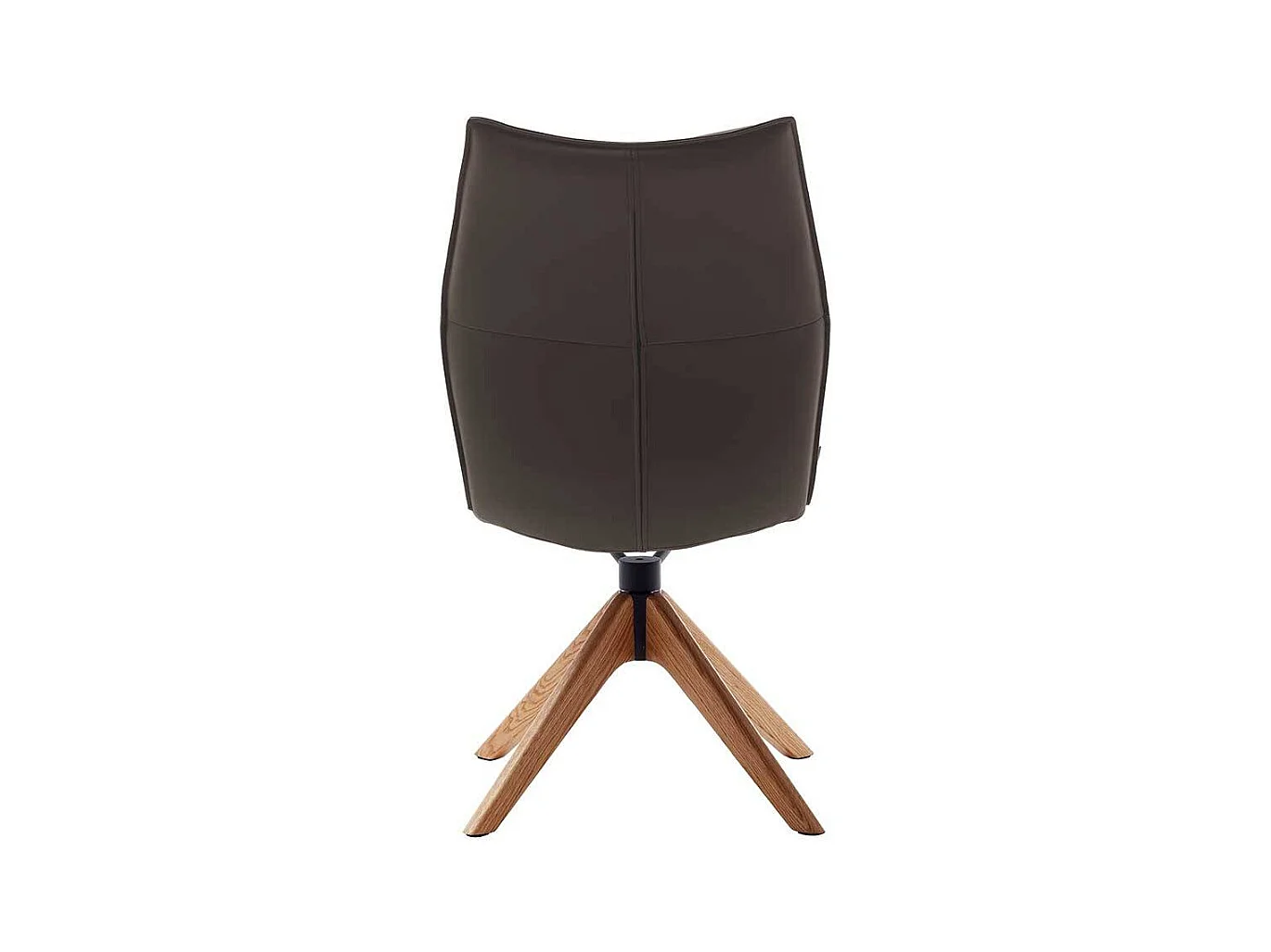 Stuhl Esszimmer Esstischstuhl drehbar aus Echtleder (2er Set)