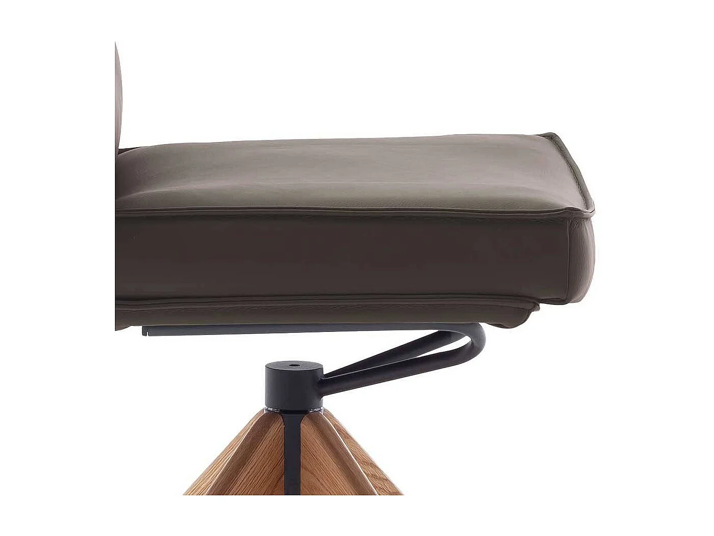 Stuhl Esszimmer Esstischstuhl drehbar aus Echtleder (2er Set)