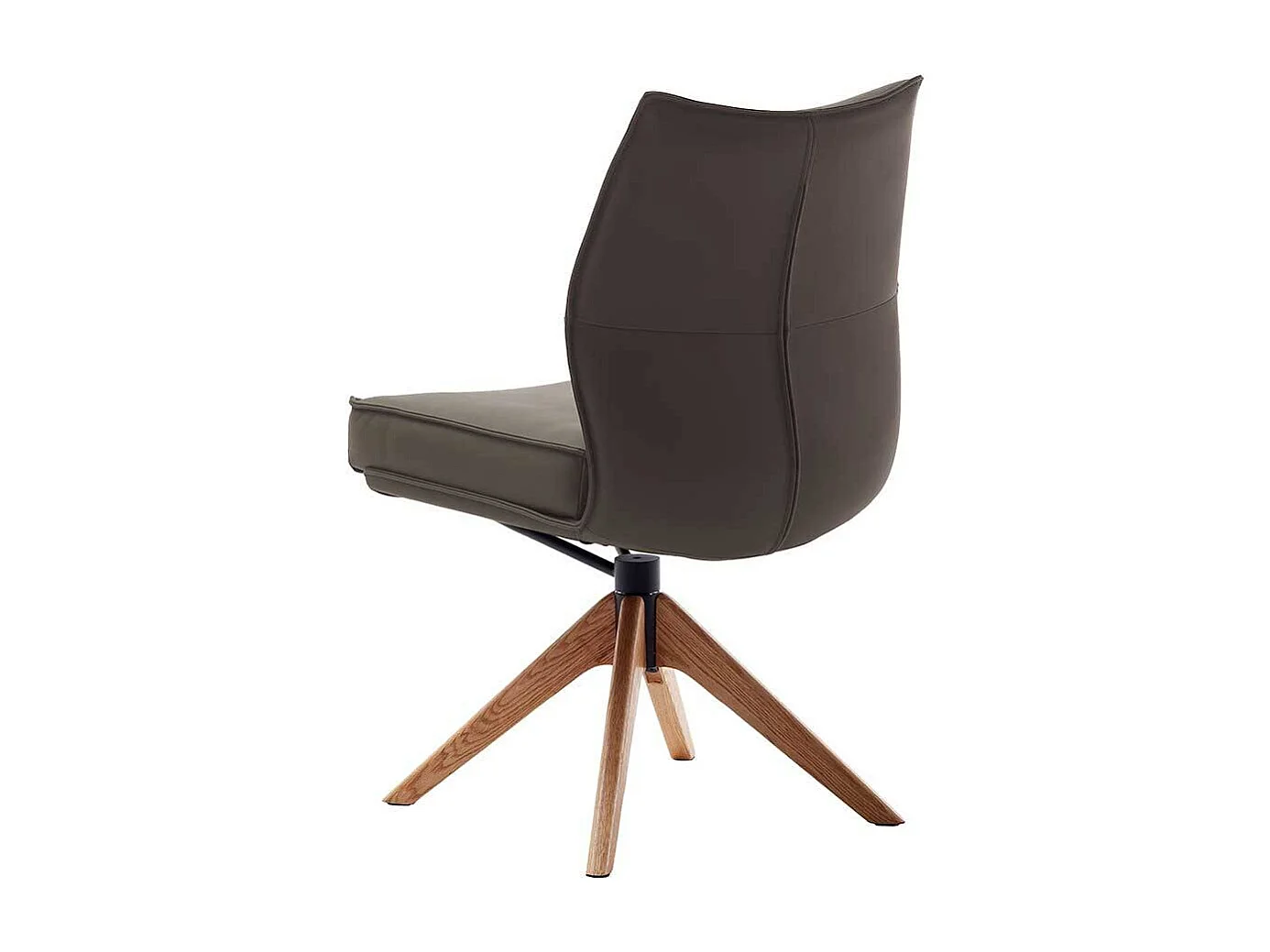 Stuhl Esszimmer Esstischstuhl drehbar aus Echtleder (2er Set)