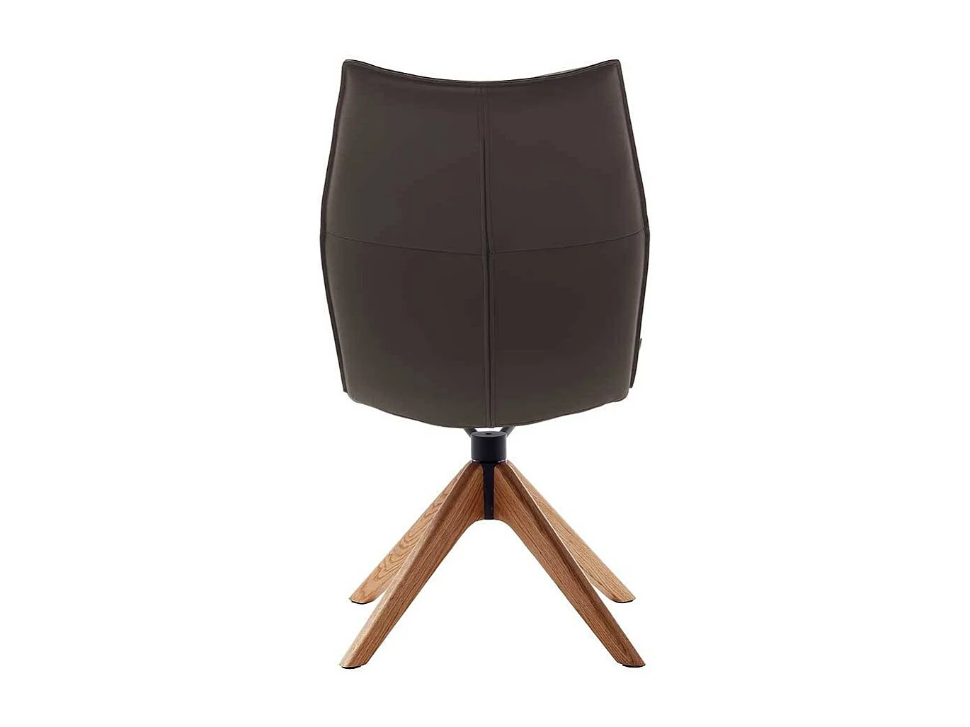 Stuhl Esszimmer Esstischstuhl drehbar aus Echtleder (2er Set)