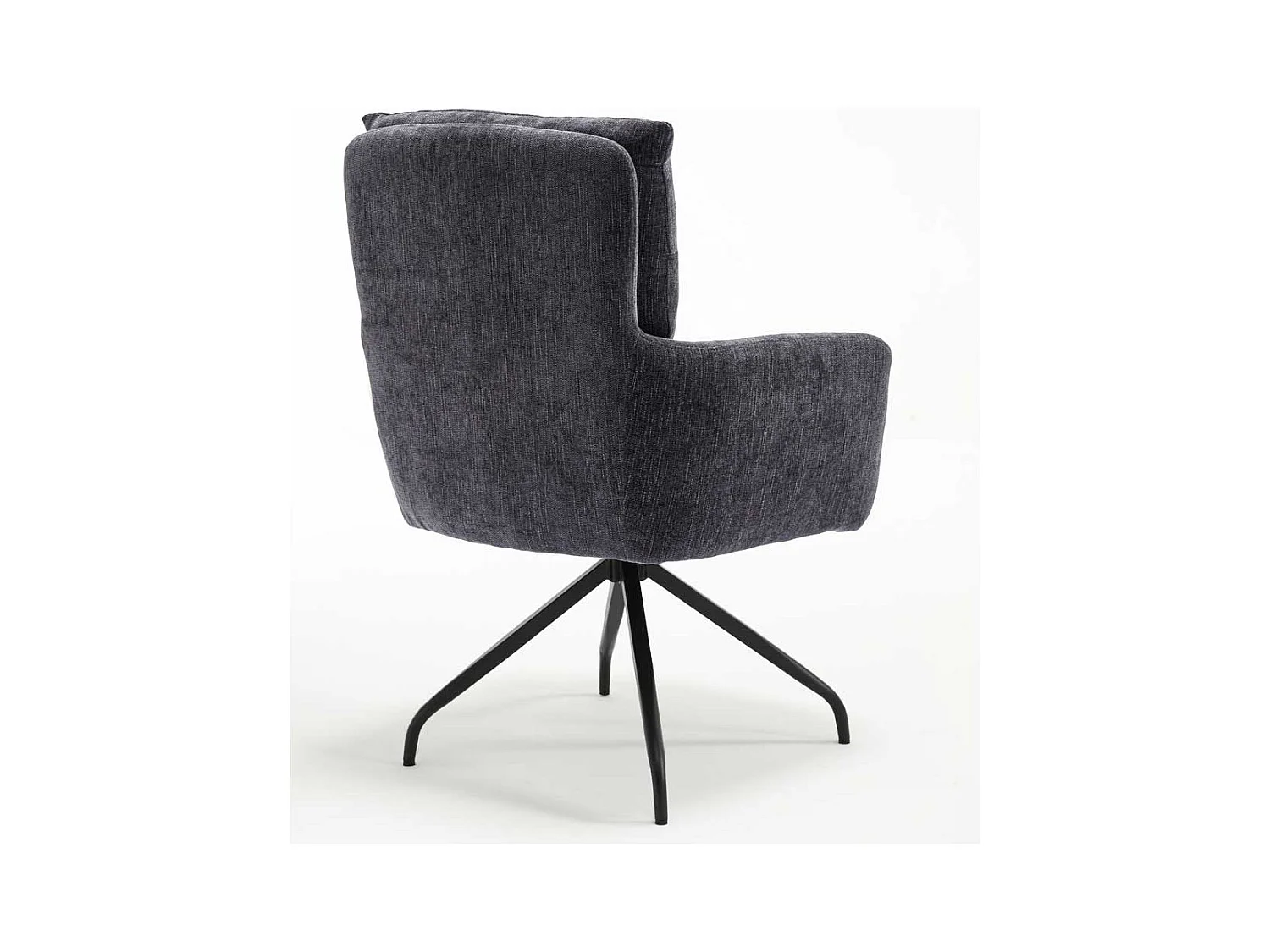 Esszimmerstuhl Stuhl Küche aus Chenillegewebe mit Armlehnen (2er Set)